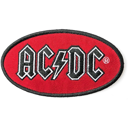 AC/DC Standard Patch: Oval Logo Standaard patch