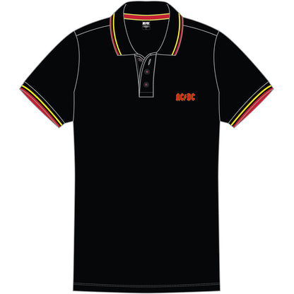 AC/DC Unisex Polo Shirt: Classic Logo Polo Shirt