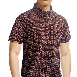 AC/DC Unisex Casual Shirt: Logo (All Over Print) Casual Shirt