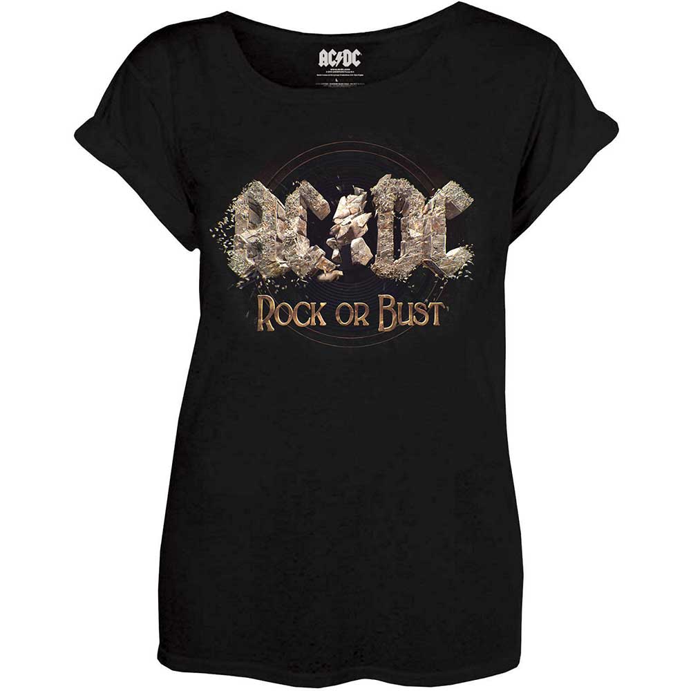 AC/DC Ladies T-Shirt: Rock or Bust T-Shirt