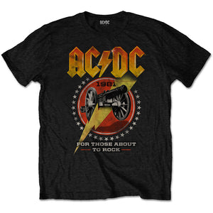 AC/DC Unisex T-Shirt: For Those About To Rock 81 T-Shirt