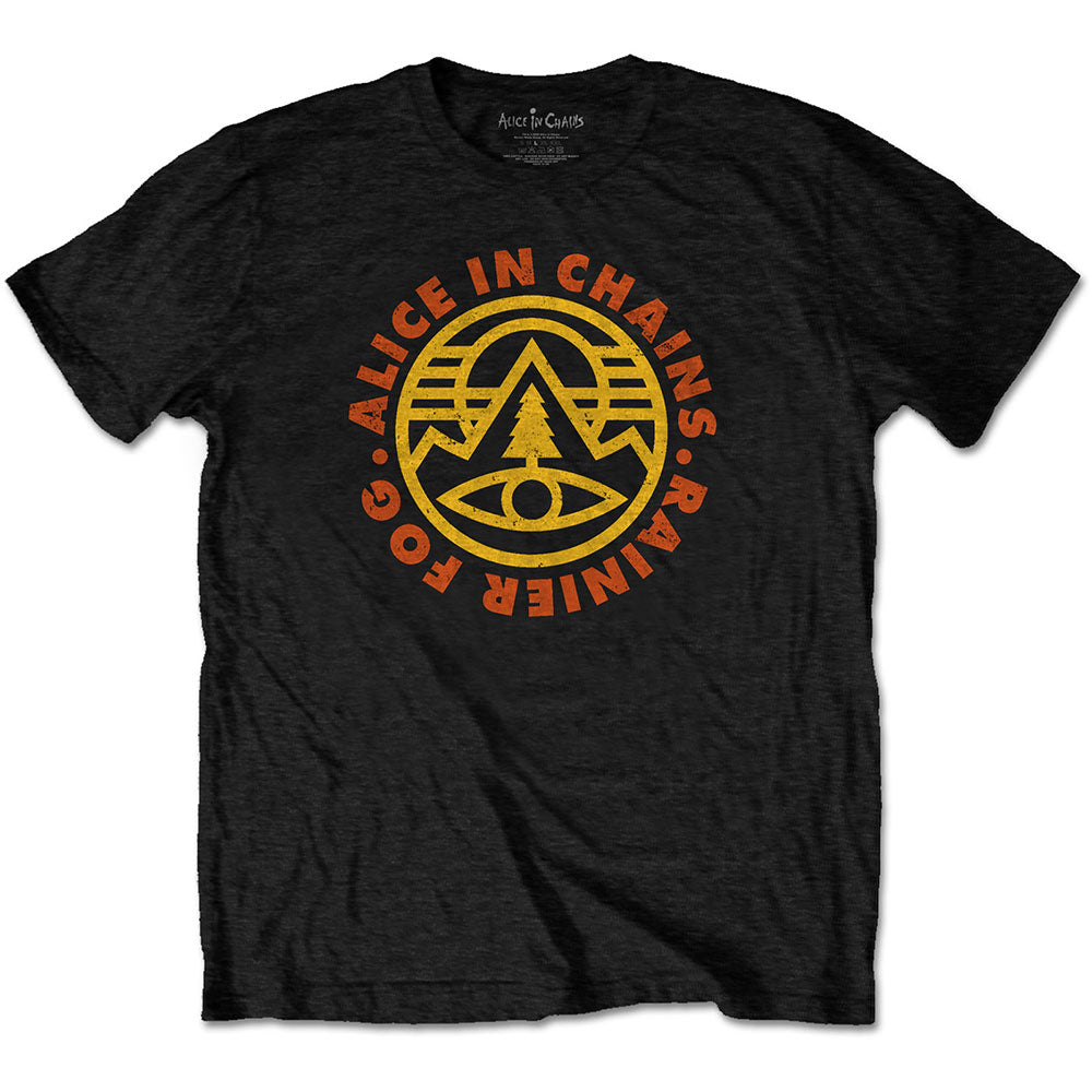 Alice in Chains Unisex T-Shirt: Pine Emblem T-Shirt