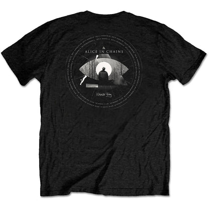 Alice In Chains Unisex T-Shirt: Fog Mountain (Back Print) T-Shirt