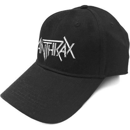 Anthrax Unisex Baseball Cap: Logo (Sonic Silver) Baseballpet