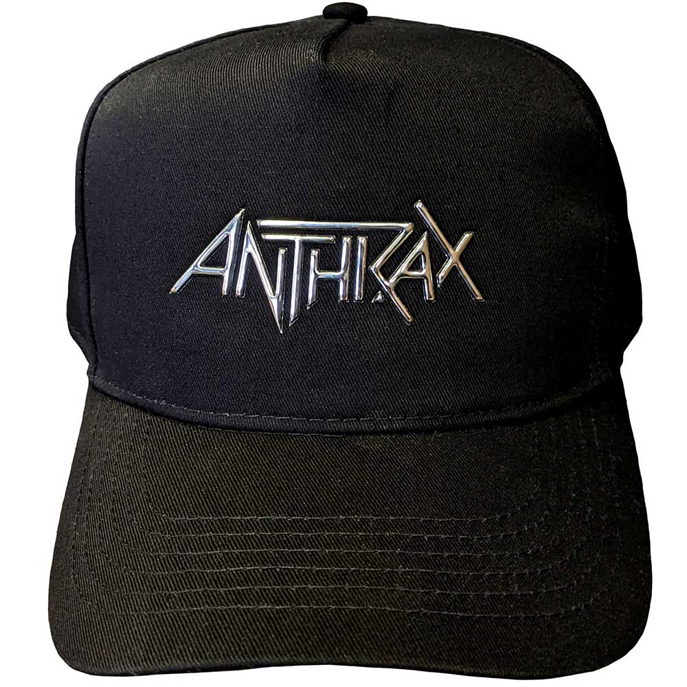 Anthrax Unisex Baseball Cap: Logo (Sonic Silver) Baseballpet