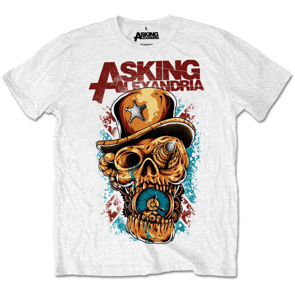 Asking Alexandria Unisex T-Shirt: Stop The Time (Retail Pack) T-Shirt