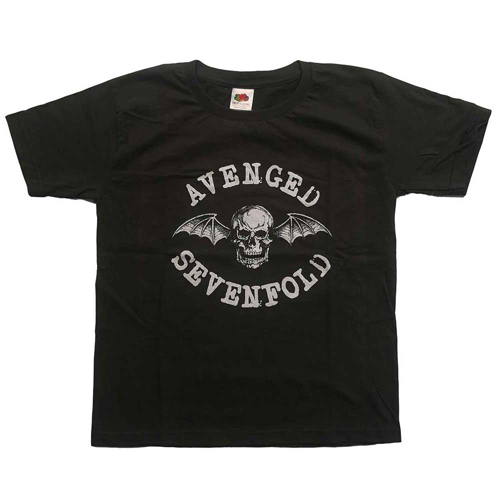 Avenged Sevenfold Kids T-Shirt: Classic Deathbat T-Shirt