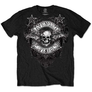 Avenged Sevenfold Unisex T-Shirt: Stars Flourish T-Shirt