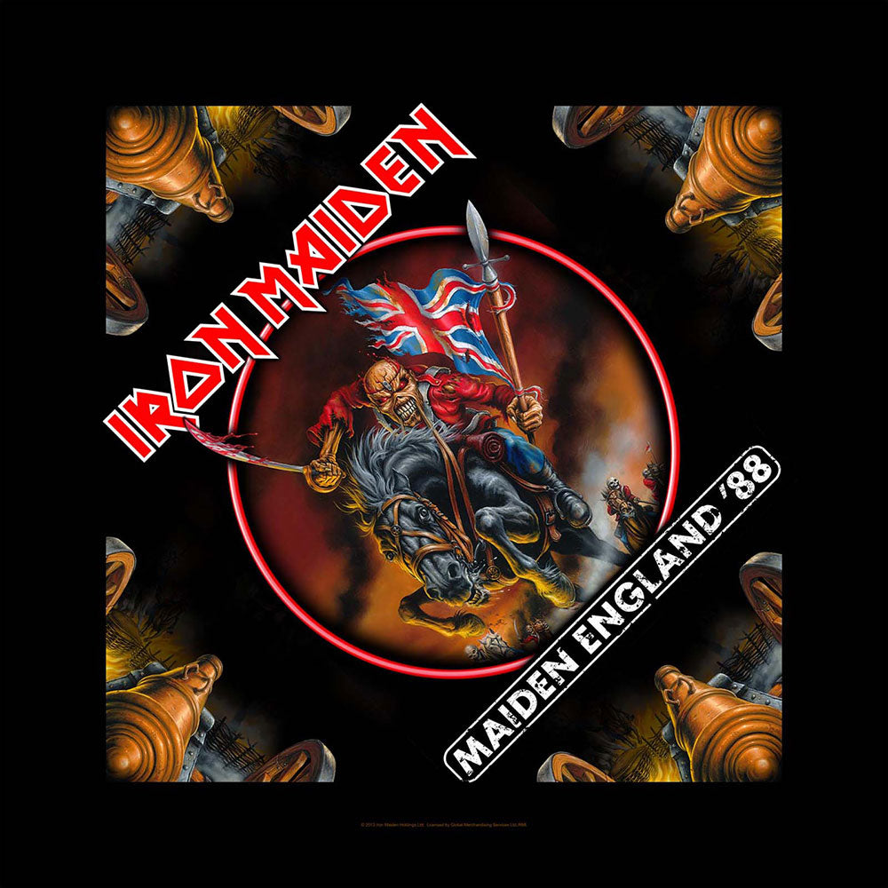Iron Maiden Unisex Bandana: Maiden England Bandana