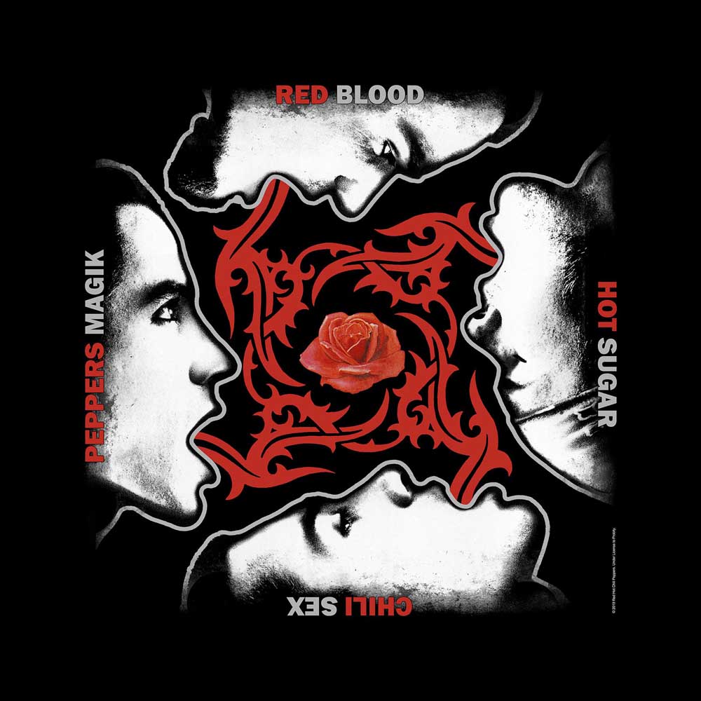 Red Hot Chili Peppers Unisex Bandana: Blood/Sugar/Sex/Magic Bandana