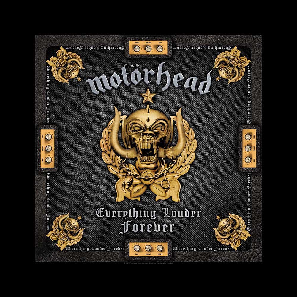 Motorhead Unisex Bandana: Everything Louder Forever Bandana