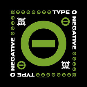Type O Negative Unisex Bandana: Negative Symbol Bandana