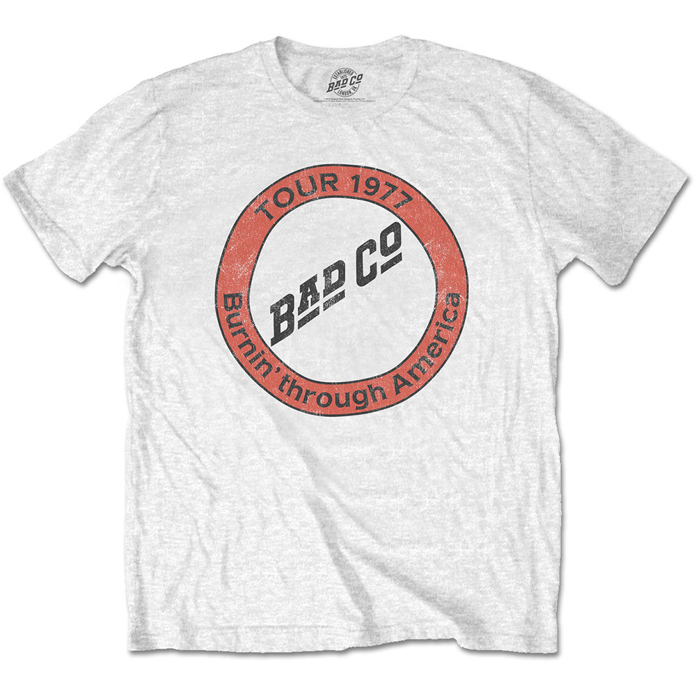 Bad Company Unisex T-Shirt: Burnin' Through America T-Shirt