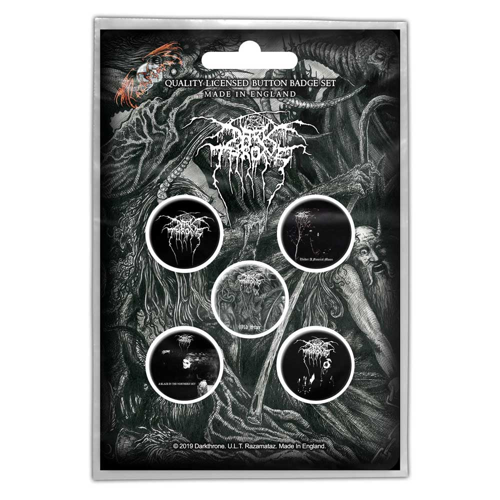 Darkthrone Button Badge Pack: Old Star (Retail Pack) Set knoopspelden