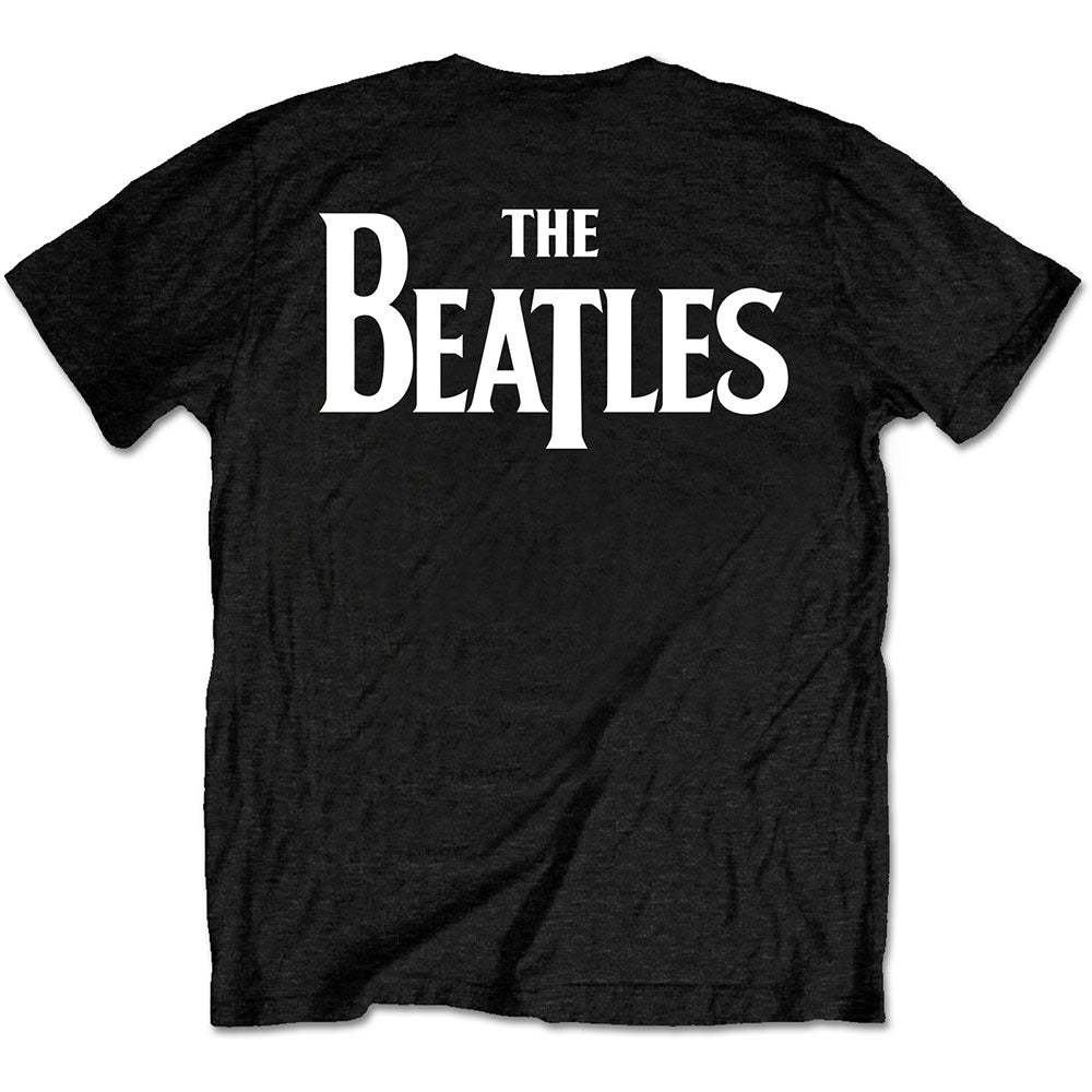 The Beatles Unisex T-Shirt: Drop T Logo (Back Print/Retail Pack) T-Shirt