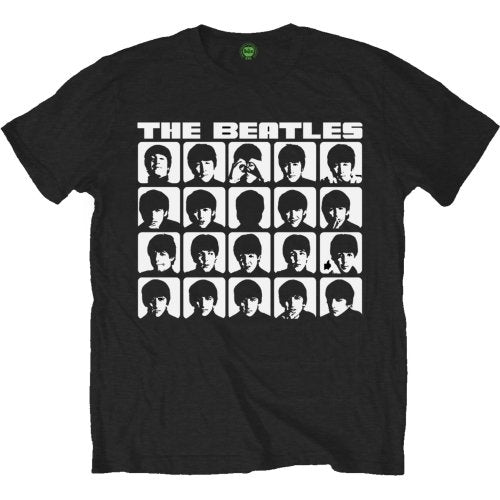 The Beatles Unisex T-Shirt: Hard Days Night Faces Mono T-Shirt