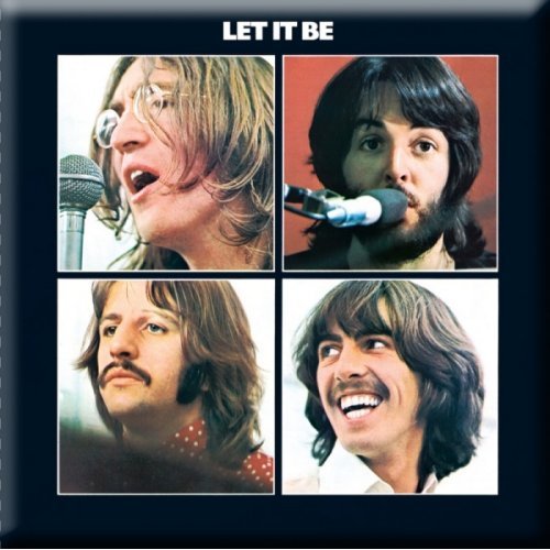 The Beatles Fridge Magnet: Let it Be Album Koelkastmagneet