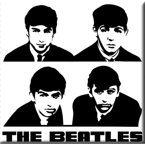 The Beatles Fridge Magnet: Portrait Koelkastmagneet