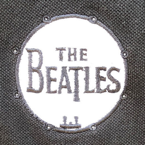 The Beatles Unisex Polo Shirt: Drum Logo Polo Shirt