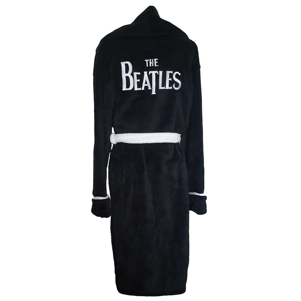 The Beatles Unisex Bathrobe: Drop T Logo (Small - Medium) Bathrobe