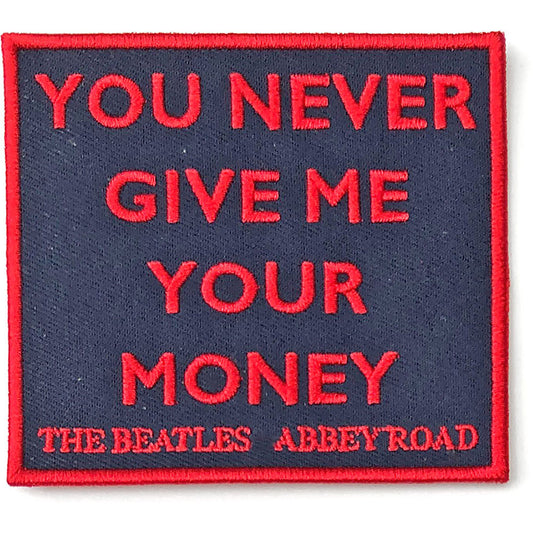 The Beatles Standard Patch: Your Never Give Me Your Money (Song Title/Loose) Standaard patch