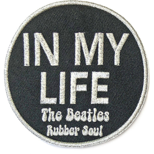 The Beatles Standard Patch: In My Life (Song Title/Loose) Standaard patch