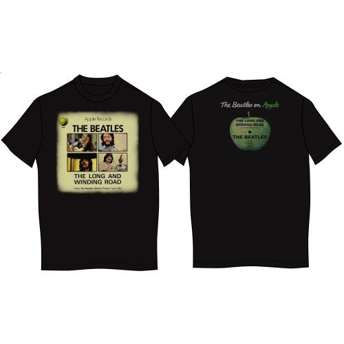 The Beatles Unisex T-Shirt: Long & Winding Road (Back Print) T-Shirt