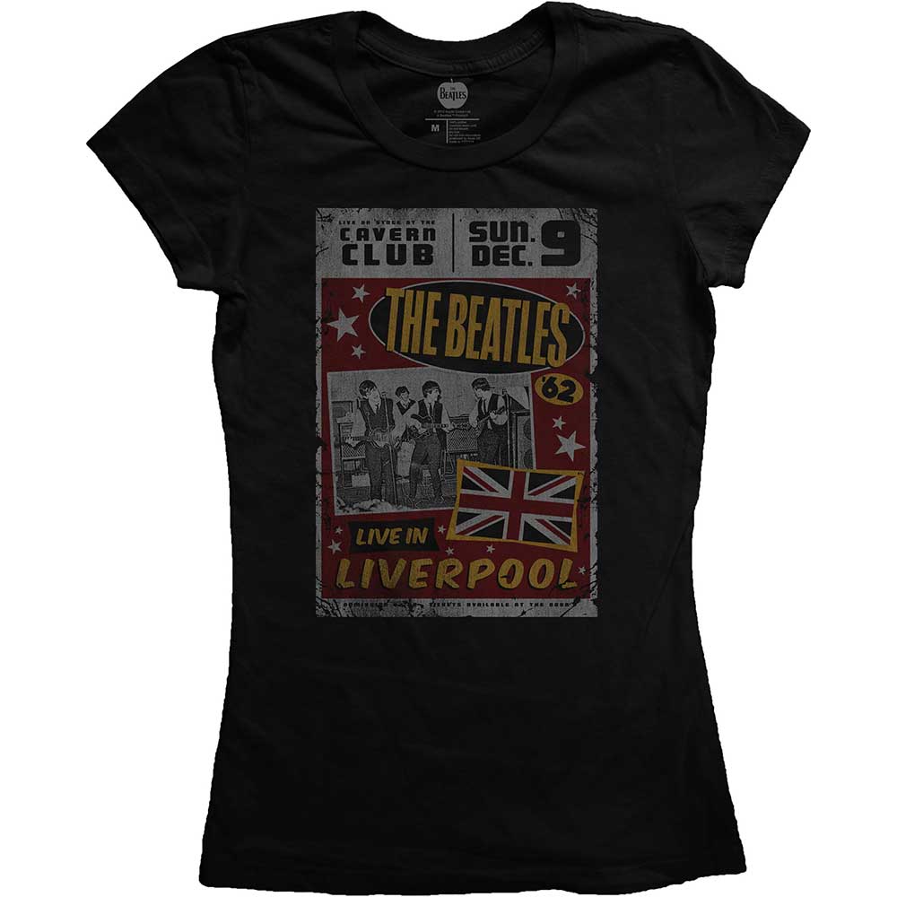 The Beatles Ladies T-Shirt: Live in Liverpool T-Shirt