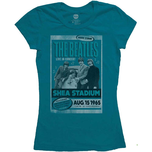 The Beatles Ladies T-Shirt: Shea Stadium 1965 T-Shirt