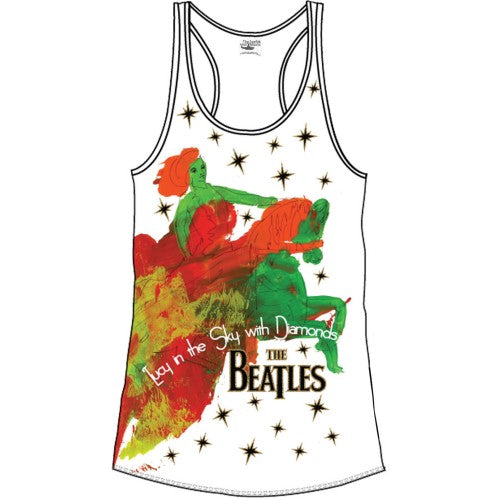 The Beatles Ladies Vest T-Shirt: Lucy in the sky with diamonds Vest T-Shirt