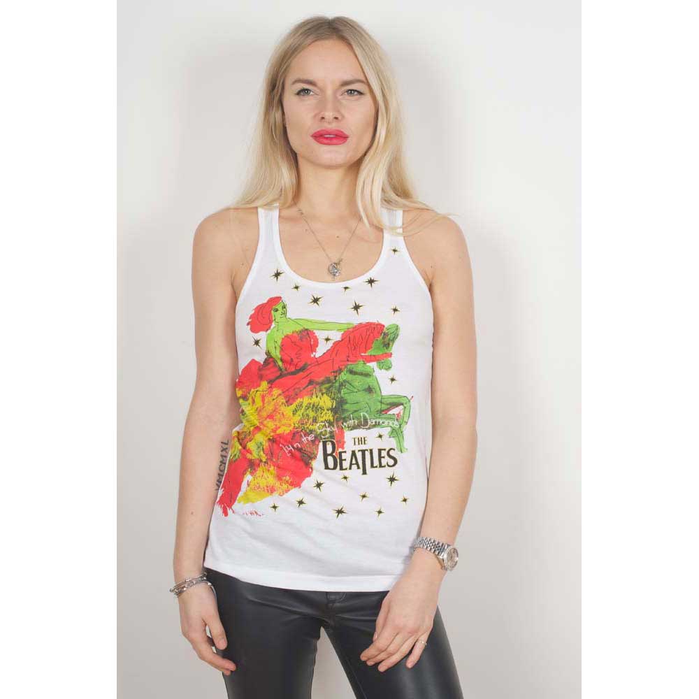 The Beatles Ladies Vest T-Shirt: Lucy in the sky with diamonds Vest T-Shirt