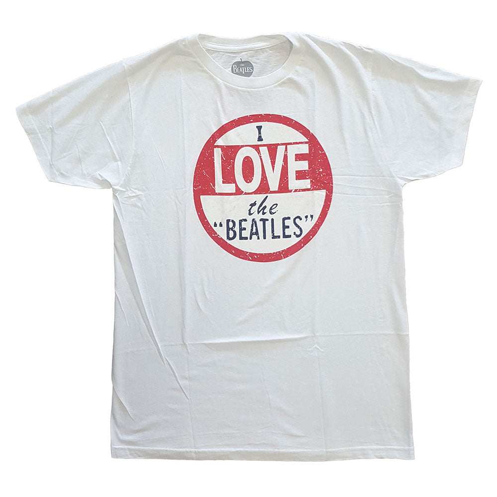 The Beatles Unisex T-Shirt: I Love The Beatles (Back Print) T-Shirt