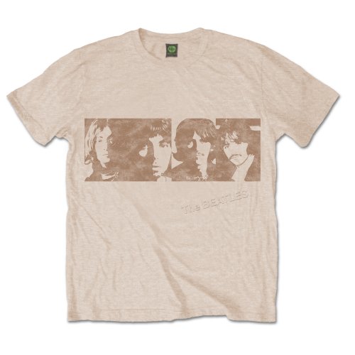 The Beatles Unisex T-Shirt: White Album Faces T-Shirt