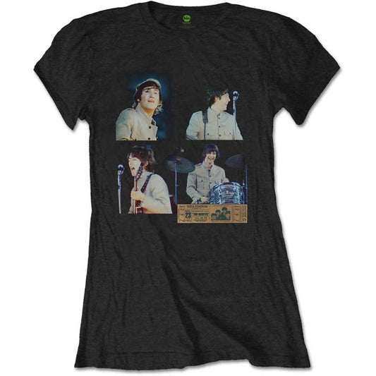 The Beatles Ladies T-Shirt: Shea Stadium Shots T-Shirt