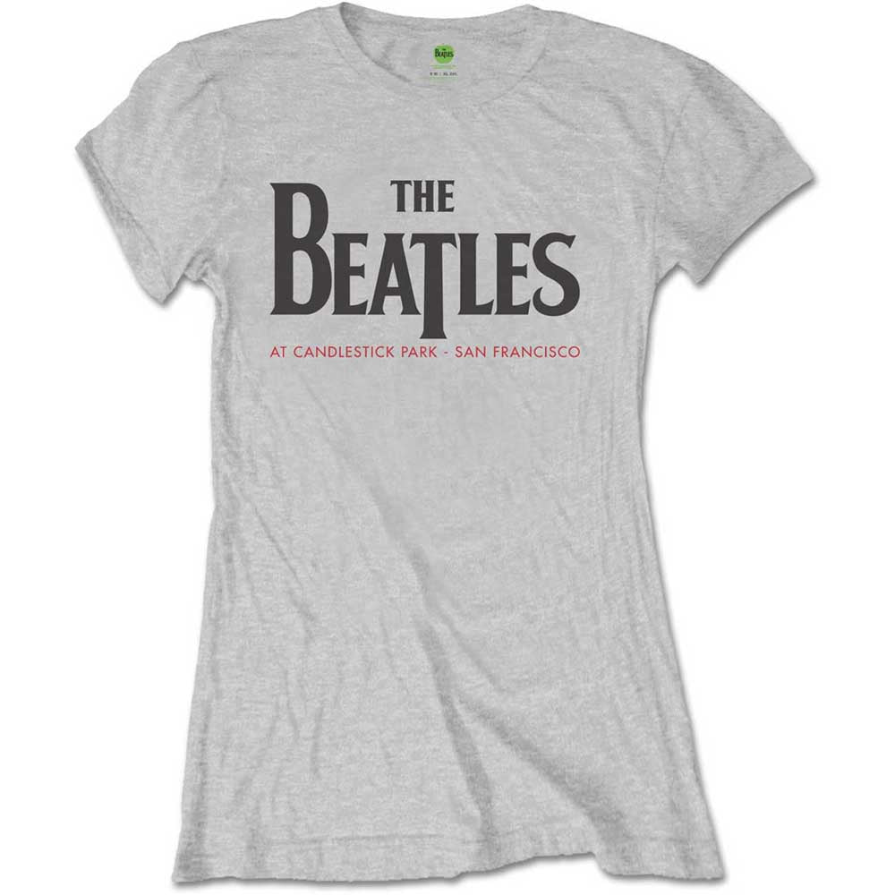 The Beatles Ladies T-Shirt: Candlestick Park (Back Print) T-Shirt