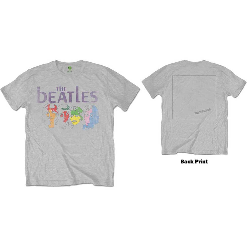 The Beatles Unisex T-Shirt: White Album Back (Back Print) T-Shirt