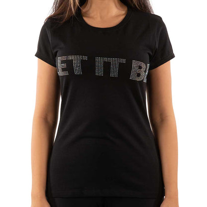 The Beatles Ladies Embellished T-Shirt: Let It Be (Diamante) Embellished T-Shirt