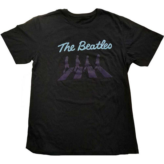 The Beatles Unisex Hi-Build T-Shirt: Crossing Silhouettes Hi-Build T-Shirt