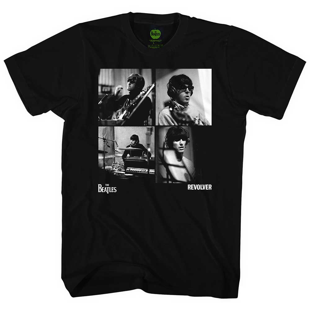 The Beatles Unisex T-Shirt: Revolver Studio Shots T-Shirt