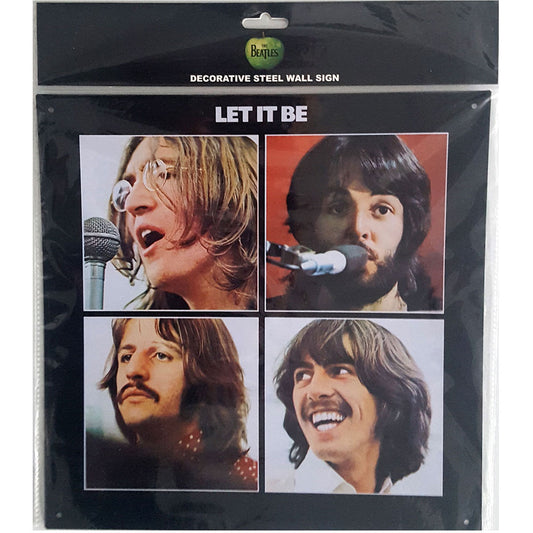 The Beatles Steel Wall Sign: Let it Be Stalen wandbord