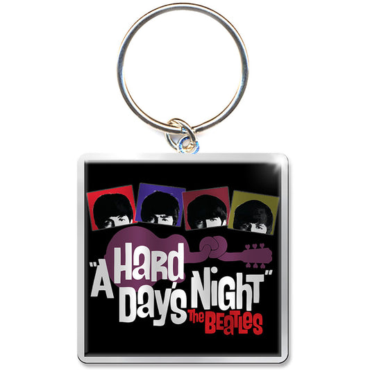 The Beatles Keychain: Hard Days Night Guitar (Photo-print) Sleutelhanger