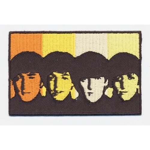 The Beatles Standard Patch: Heads in Bands (Iron On) Standaard patch