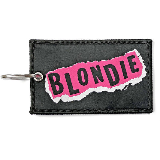 Blondie Keychain: Punk Logo (Double Sided Patch) Sleutelhanger