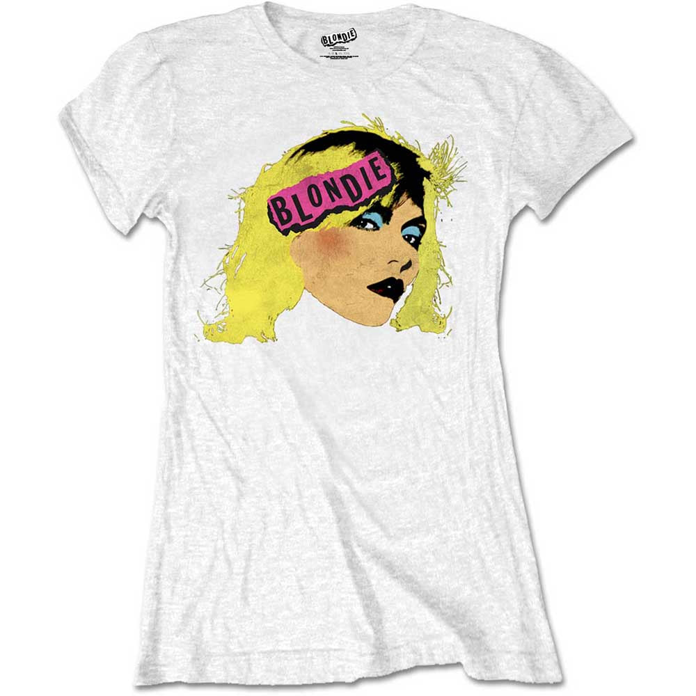 Blondie Ladies T-Shirt: Punk Logo (Retail Pack) T-Shirt