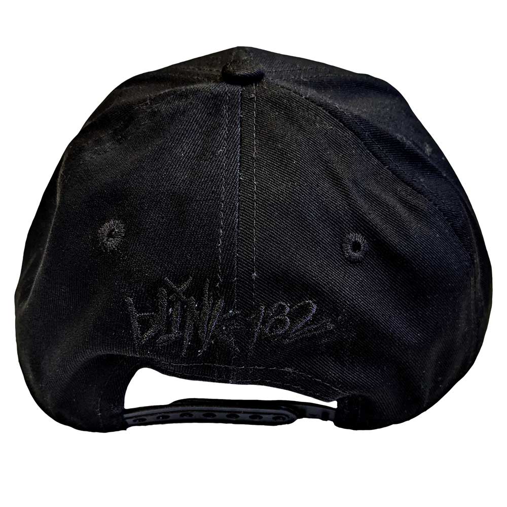 Blink-182 Unisex Baseball Cap: Black Six Arrow Smile Baseballpet