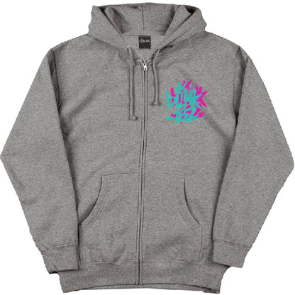 Blink-182 Unisex Zipped Hoodie: Double Six Arrow Smile (Back Print) Ritshoodie
