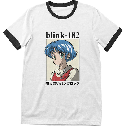 Blink-182 Unisex Ringer T-Shirt: Anime Ringer T-Shirt