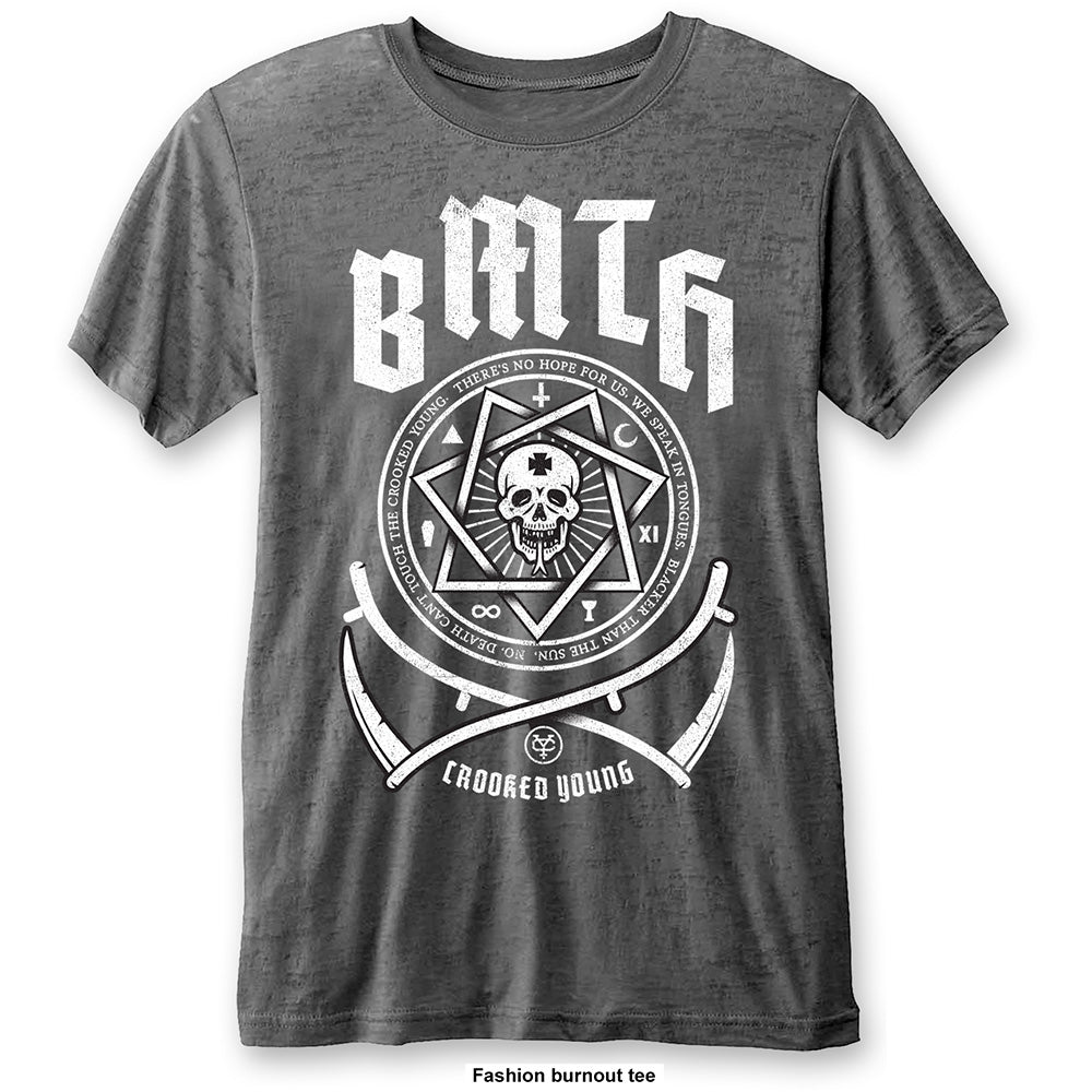 Bring Me The Horizon Unisex T-Shirt: Crooked Young (Burnout) T-Shirt