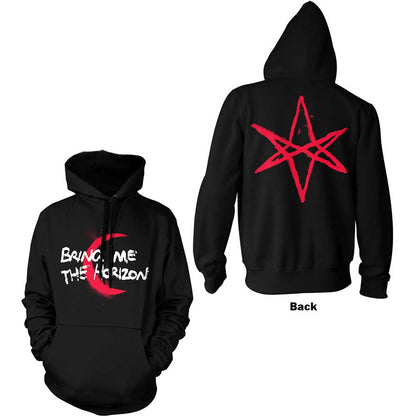 Bring Me The Horizon Unisex Pullover Hoodie: Lost (Back Print) Trui met capuchon