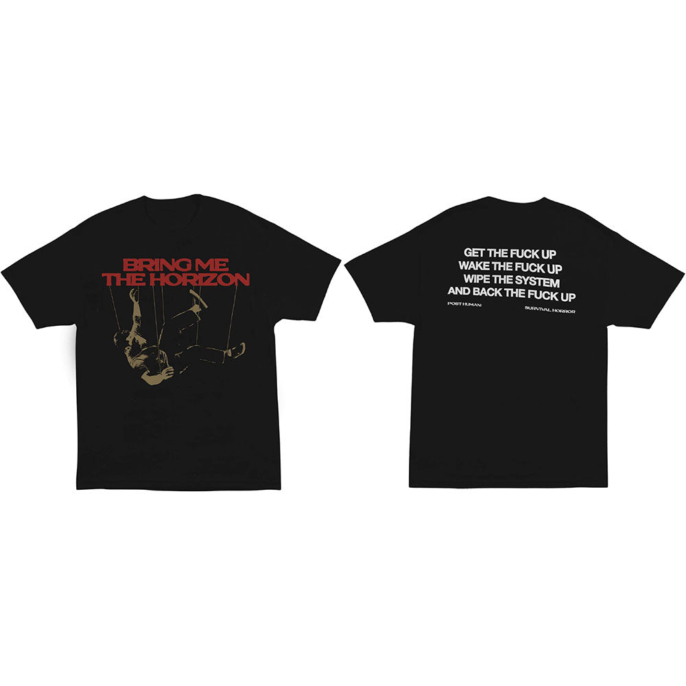 Bring Me The Horizon Unisex T-Shirt: Wipe The System (Back Print) T-Shirt